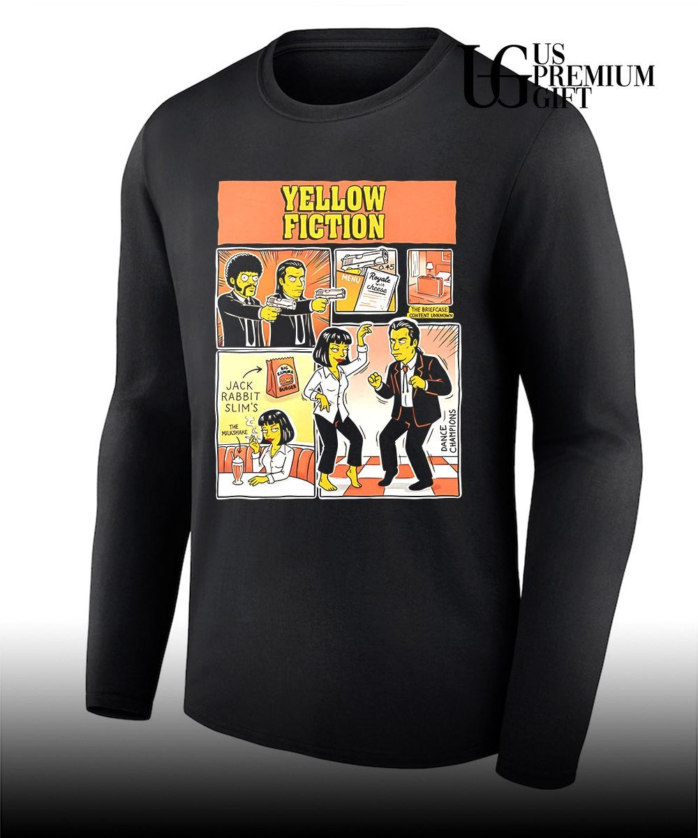 Yellow Fiction Inspired by Pulp Fiction shirt