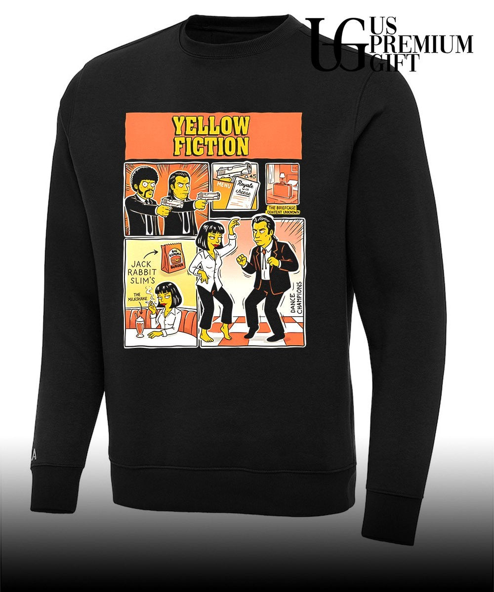 Yellow Fiction Inspired by Pulp Fiction shirt