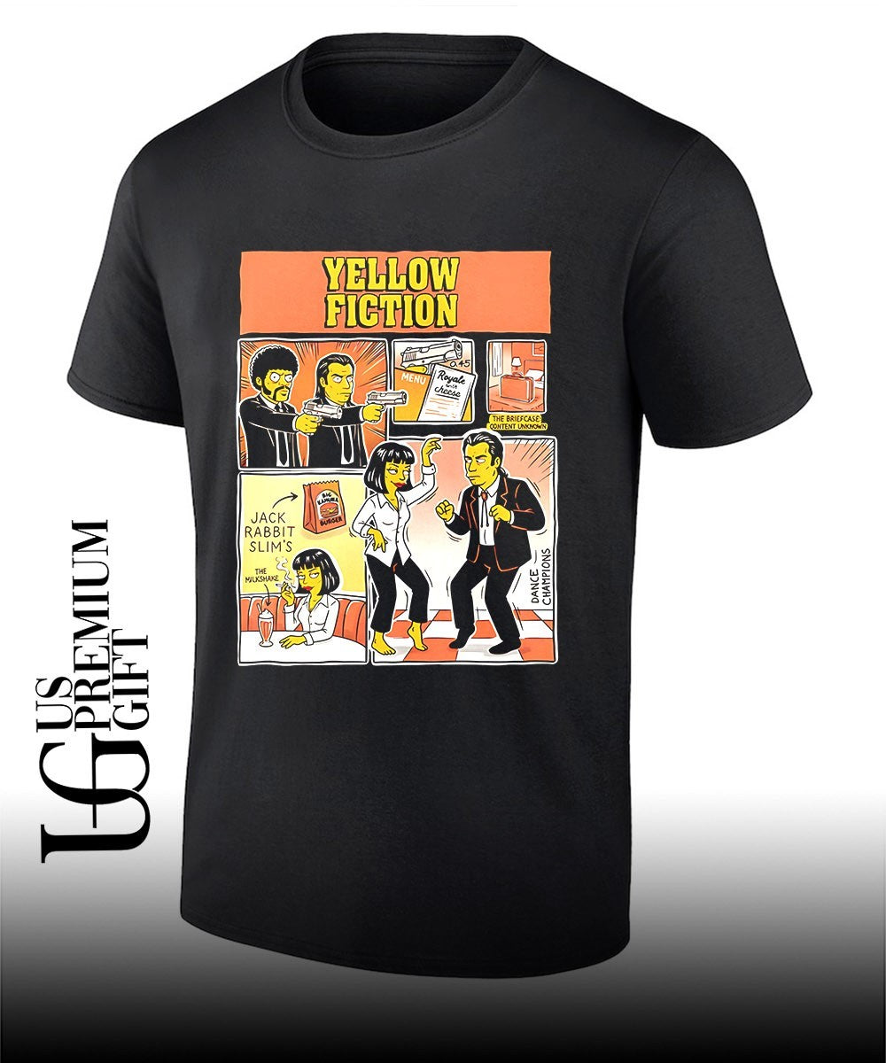 Yellow Fiction Inspired by Pulp Fiction shirt