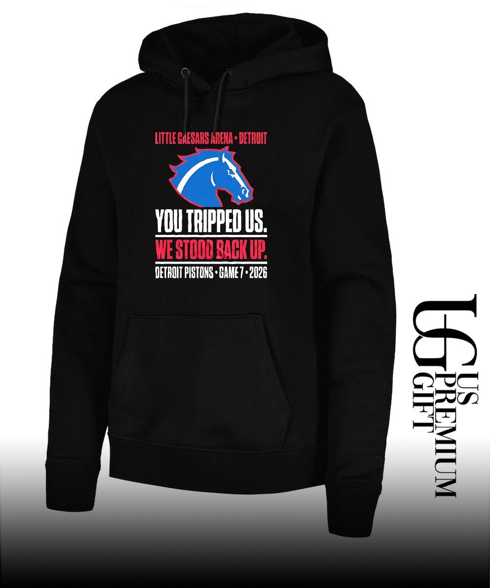 You Tripped Us We Stood Back Up Detroit Pistons Game 7 No Call NBA Playoffs 2026 shirt