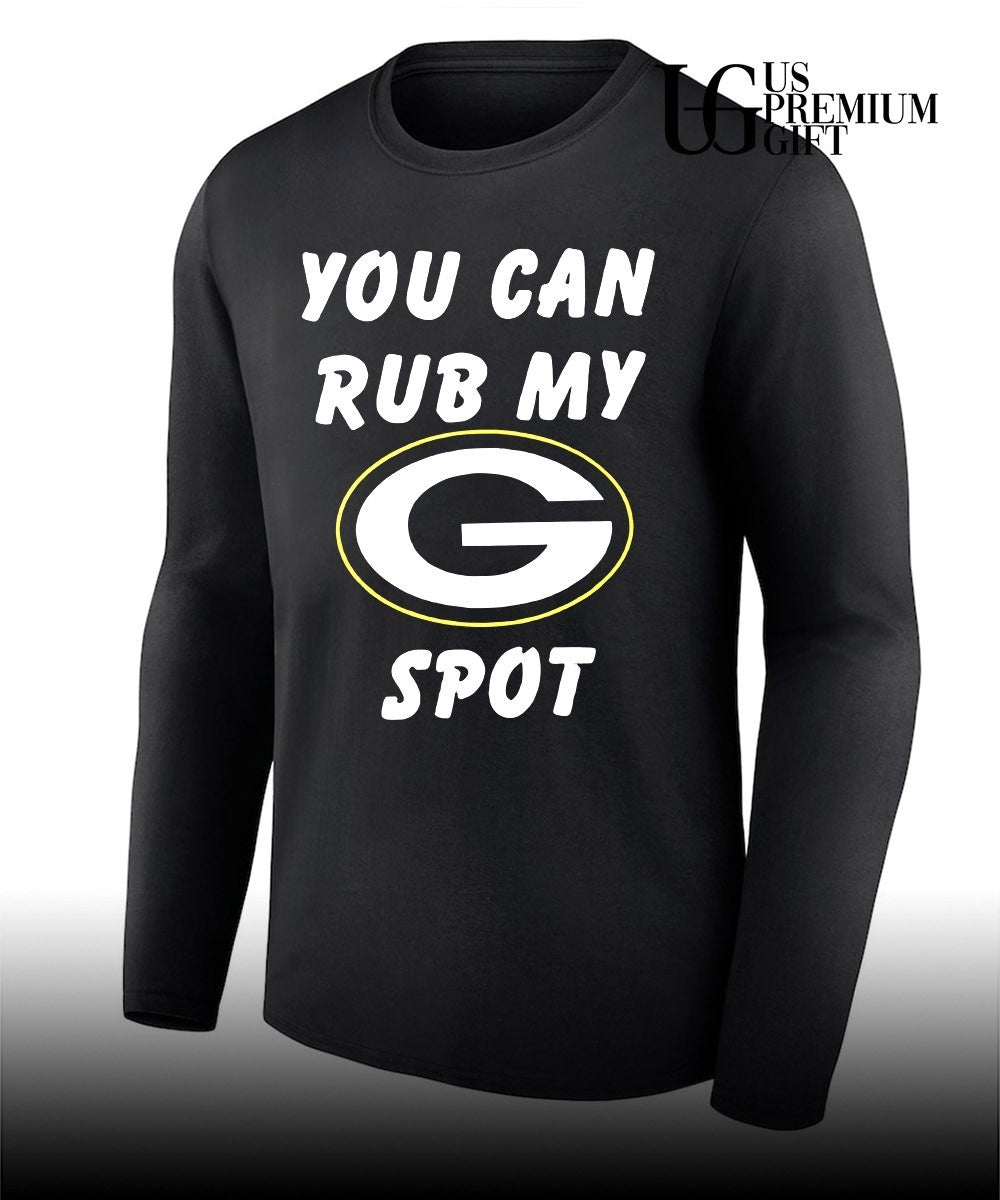 You can rub my Green Bay Packers Spot logo shirt