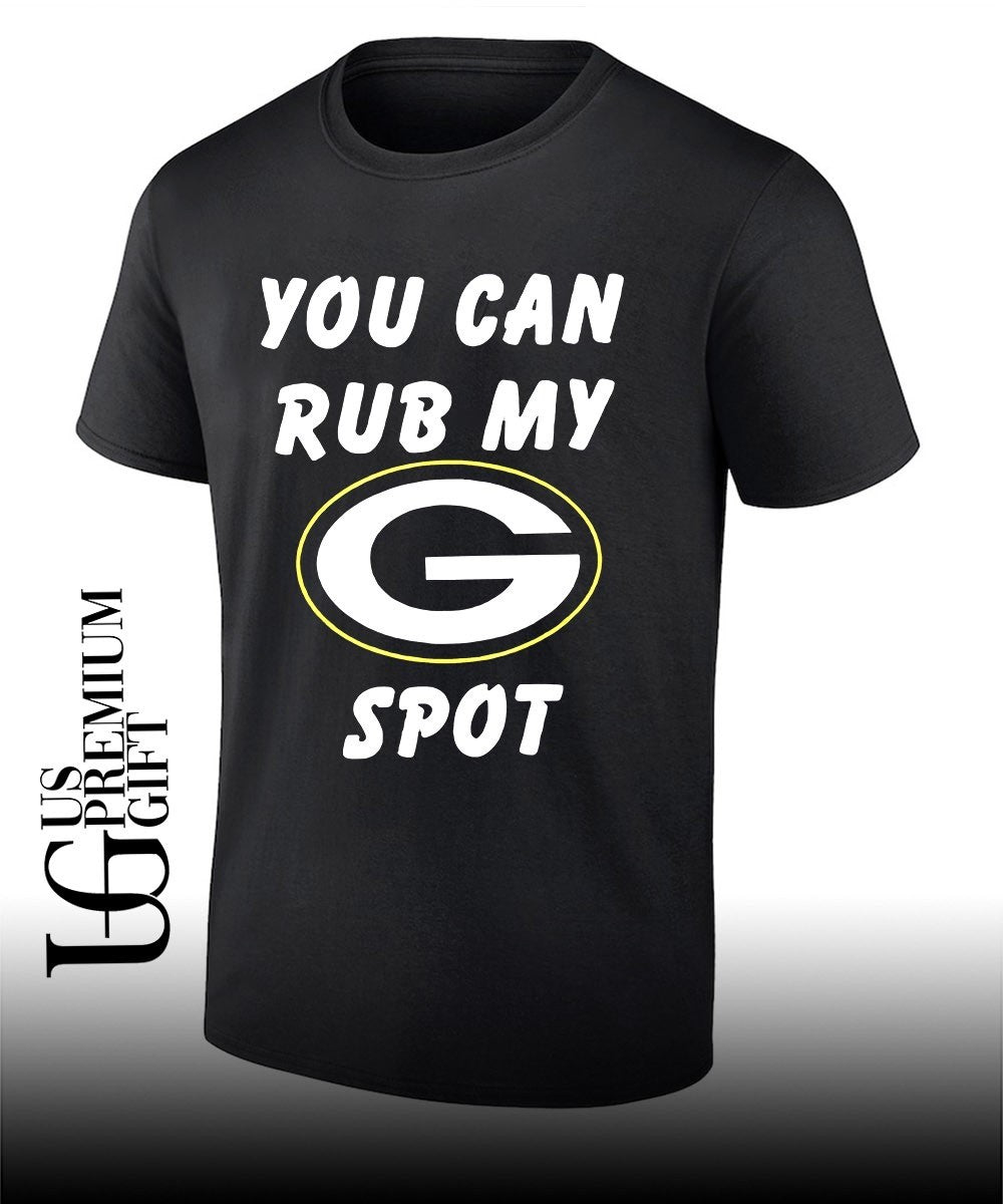 You can rub my Green Bay Packers Spot logo shirt