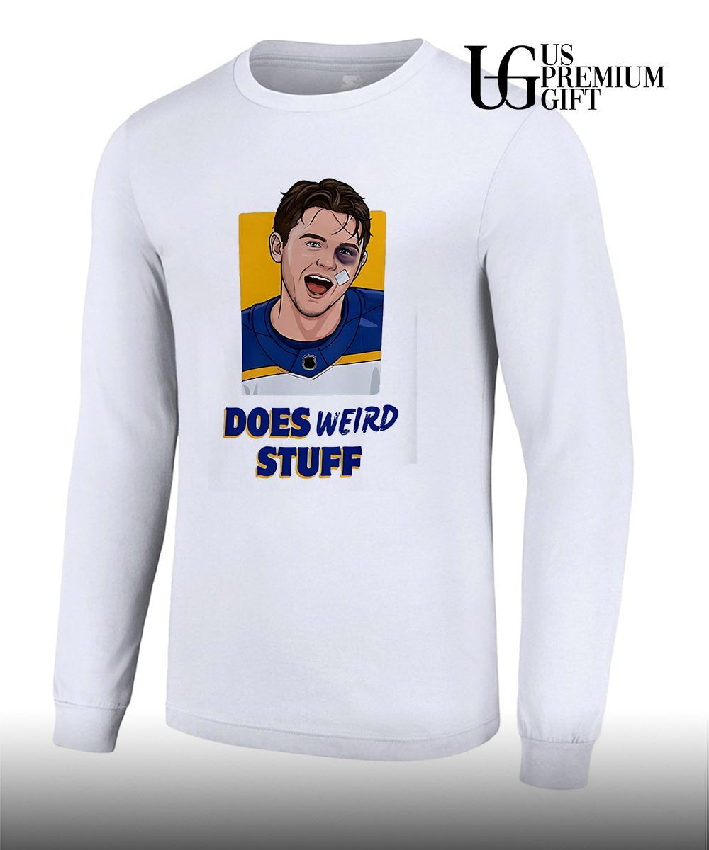 Zach Benson Does Weird Stuff Buffalo Sabres hockey shirt