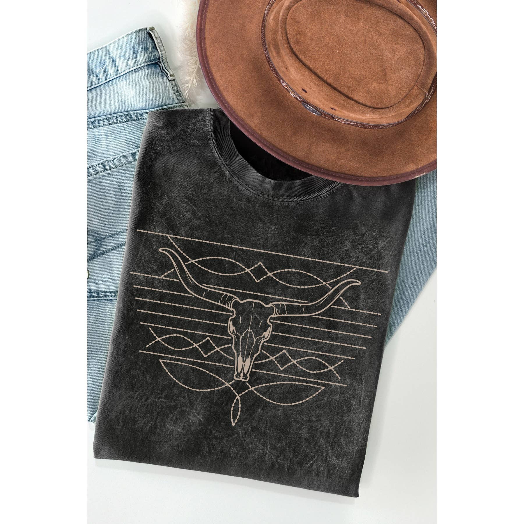 Boot Stitch Shirt Western - Vintage Mineral Wash