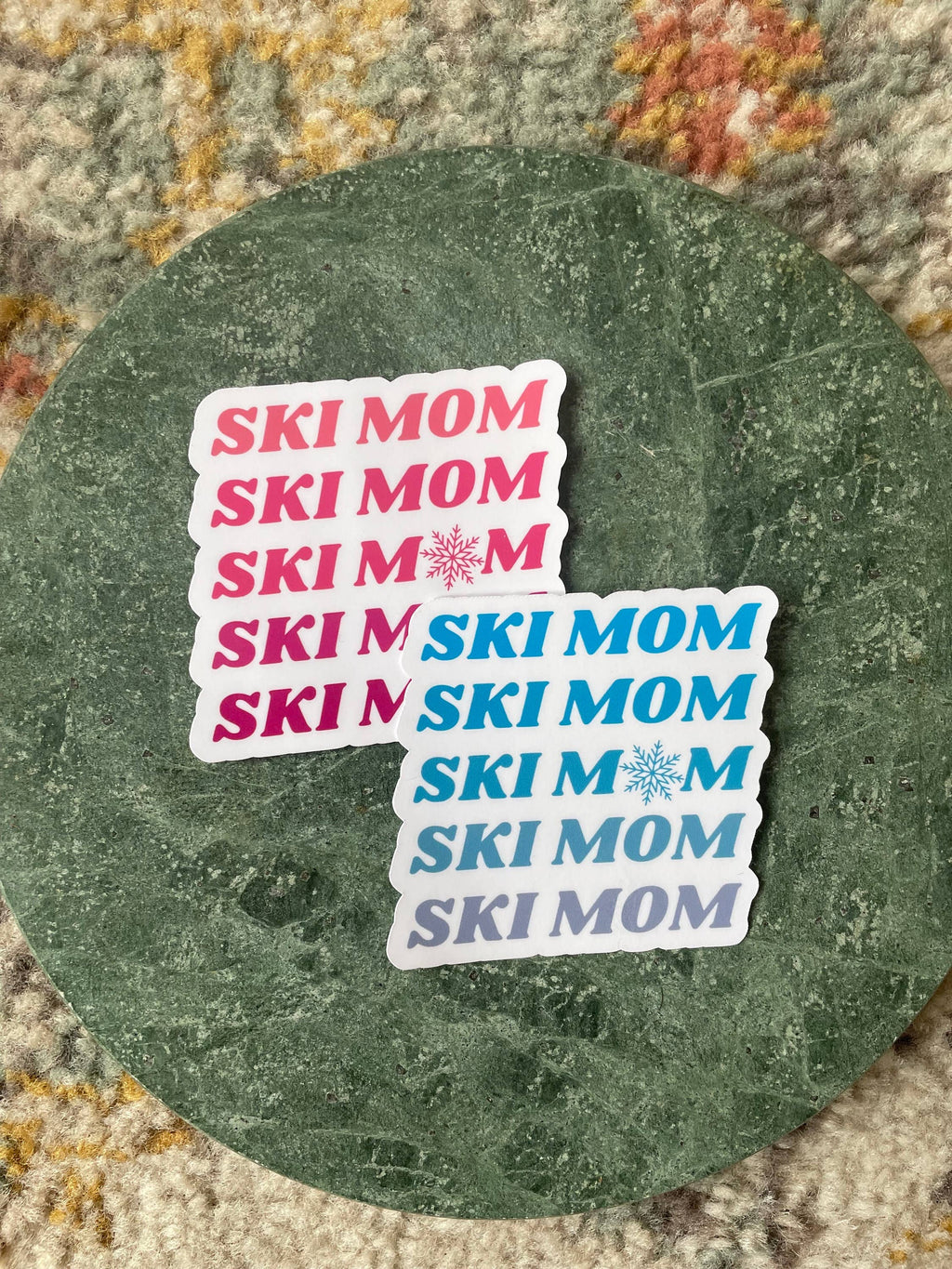 Ski Mom Sticker| Winter Sport Weather Resistant