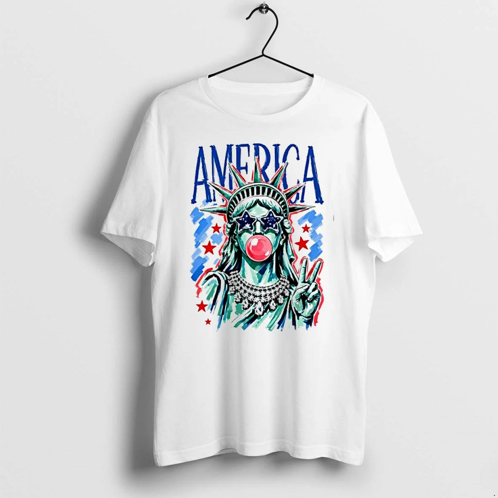 America Bubble Gum Lady Funny 0 Tshirts Sweater