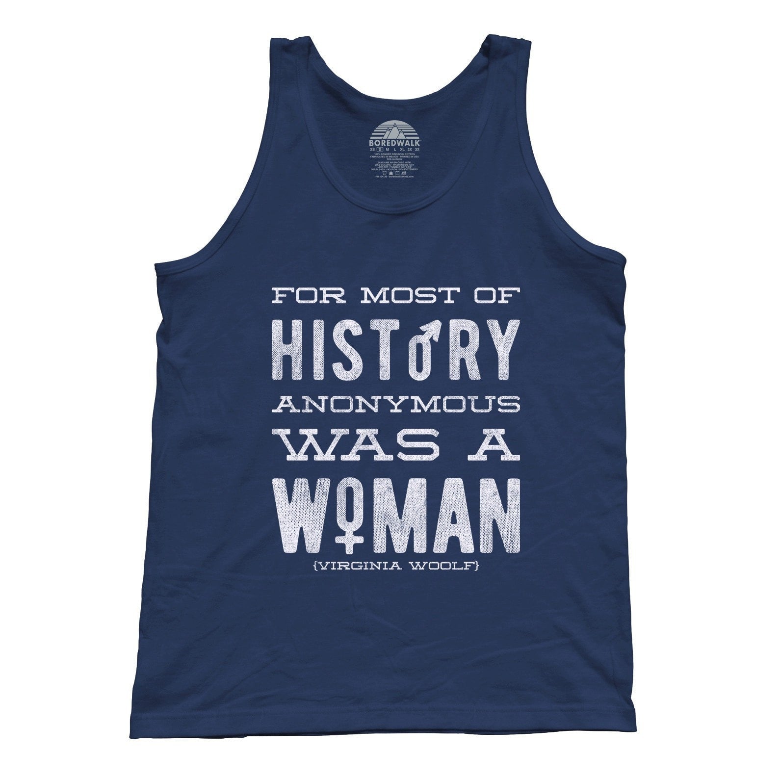 Unisex For Most of History Anonymous Was a Woman Tank Top