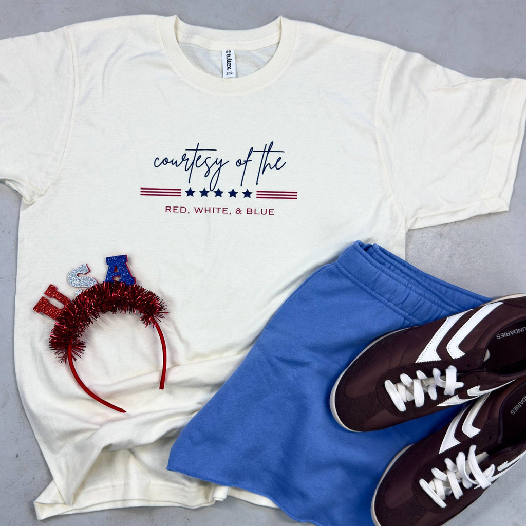 Courtesy of the Red, White and Blue Tee