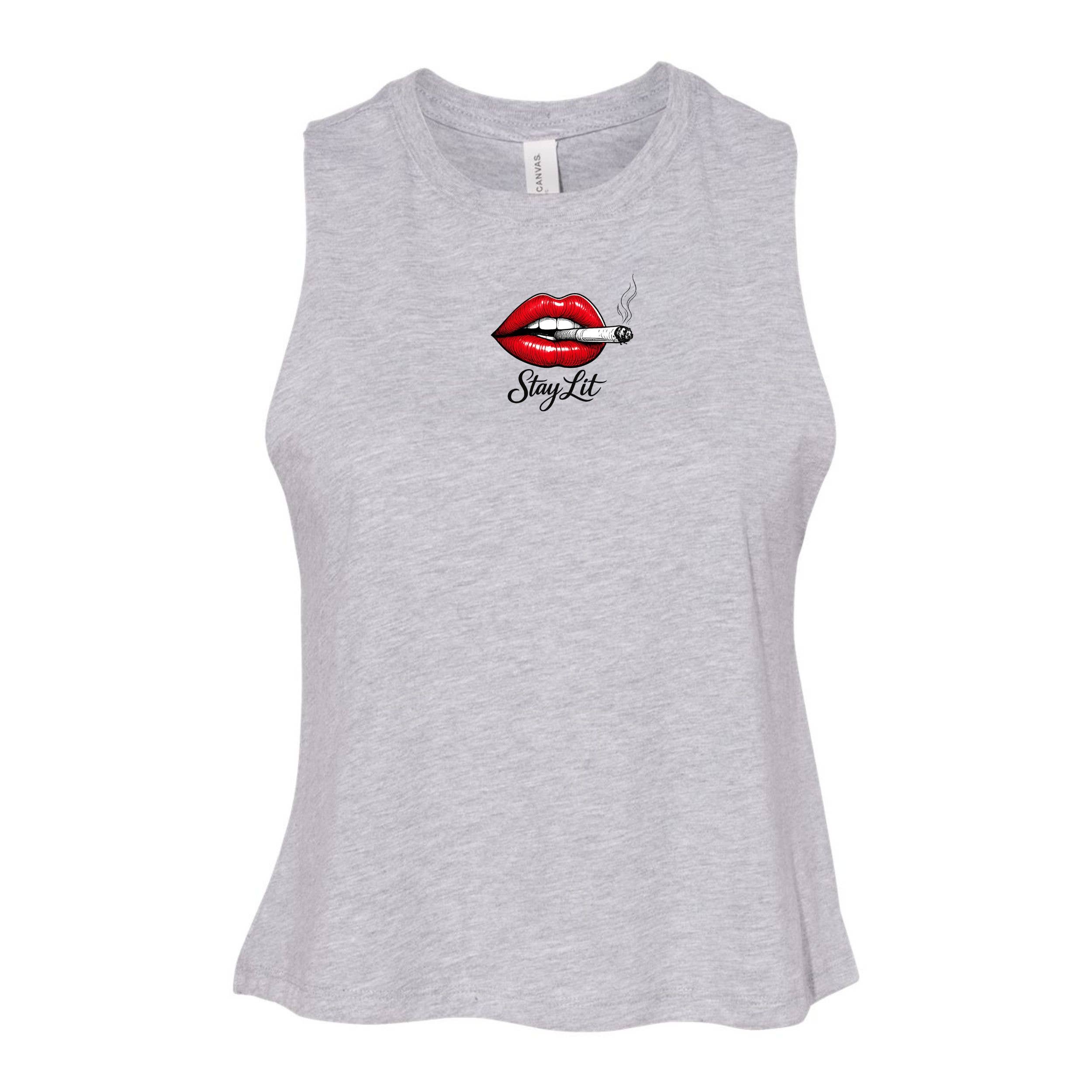 Stay Lit Graphic Racerbacktank