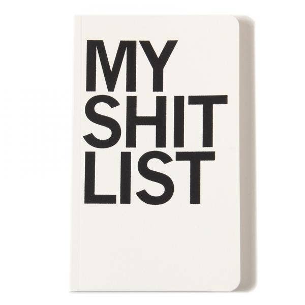 Shit List Notebook