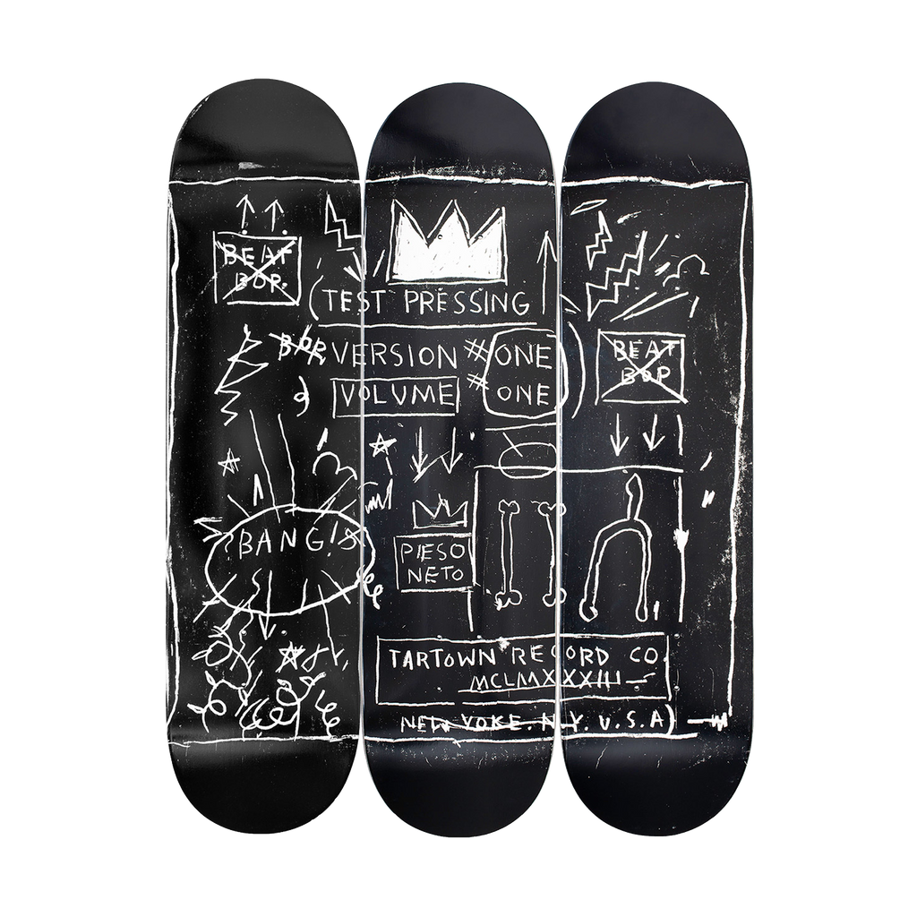 Jean-Michel Basquiat "Beat Bop" Skateboard Decks (Set of 3)