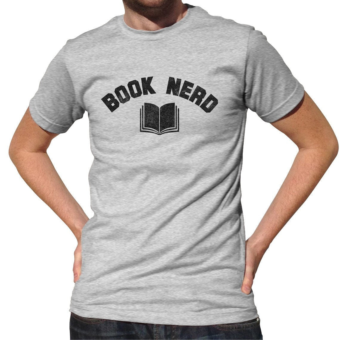 Men's Book Nerd Vintage T-Shirt Geeky Nerdy Literary