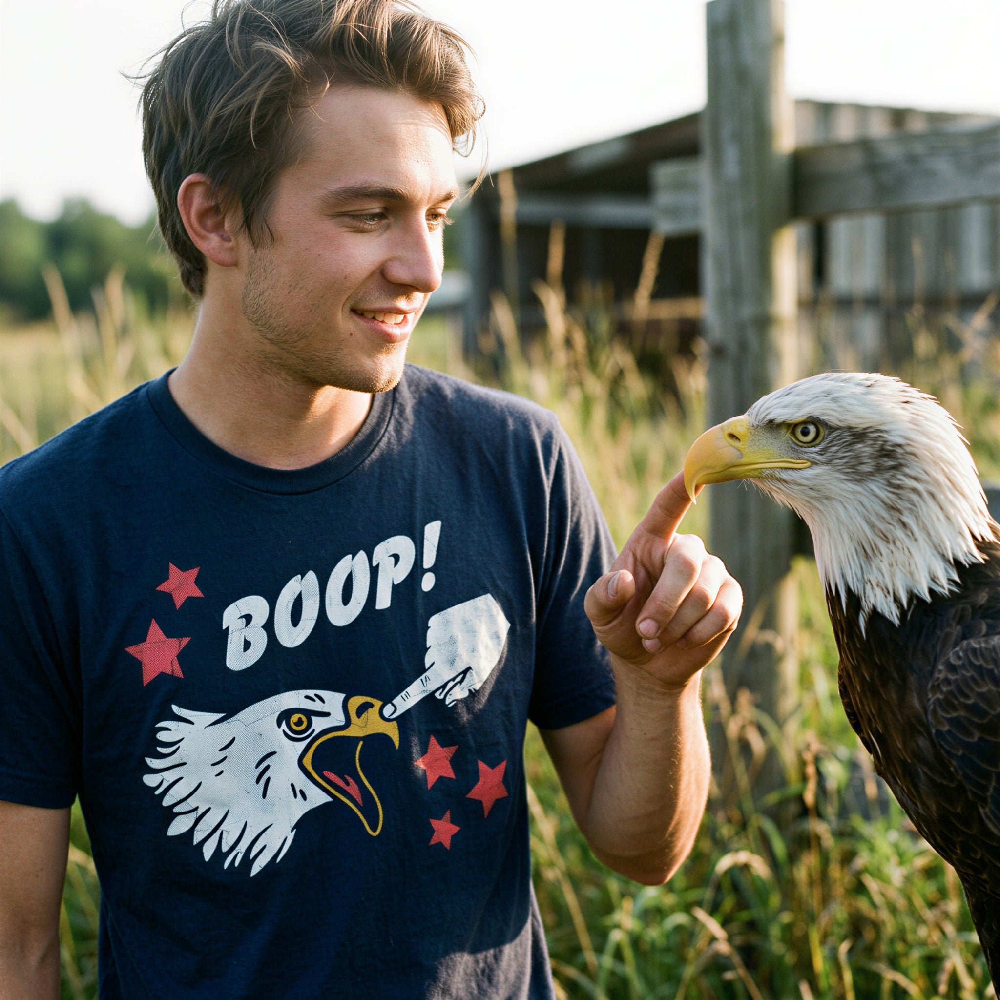 Boop Bald Eagle Men's T Shirt
