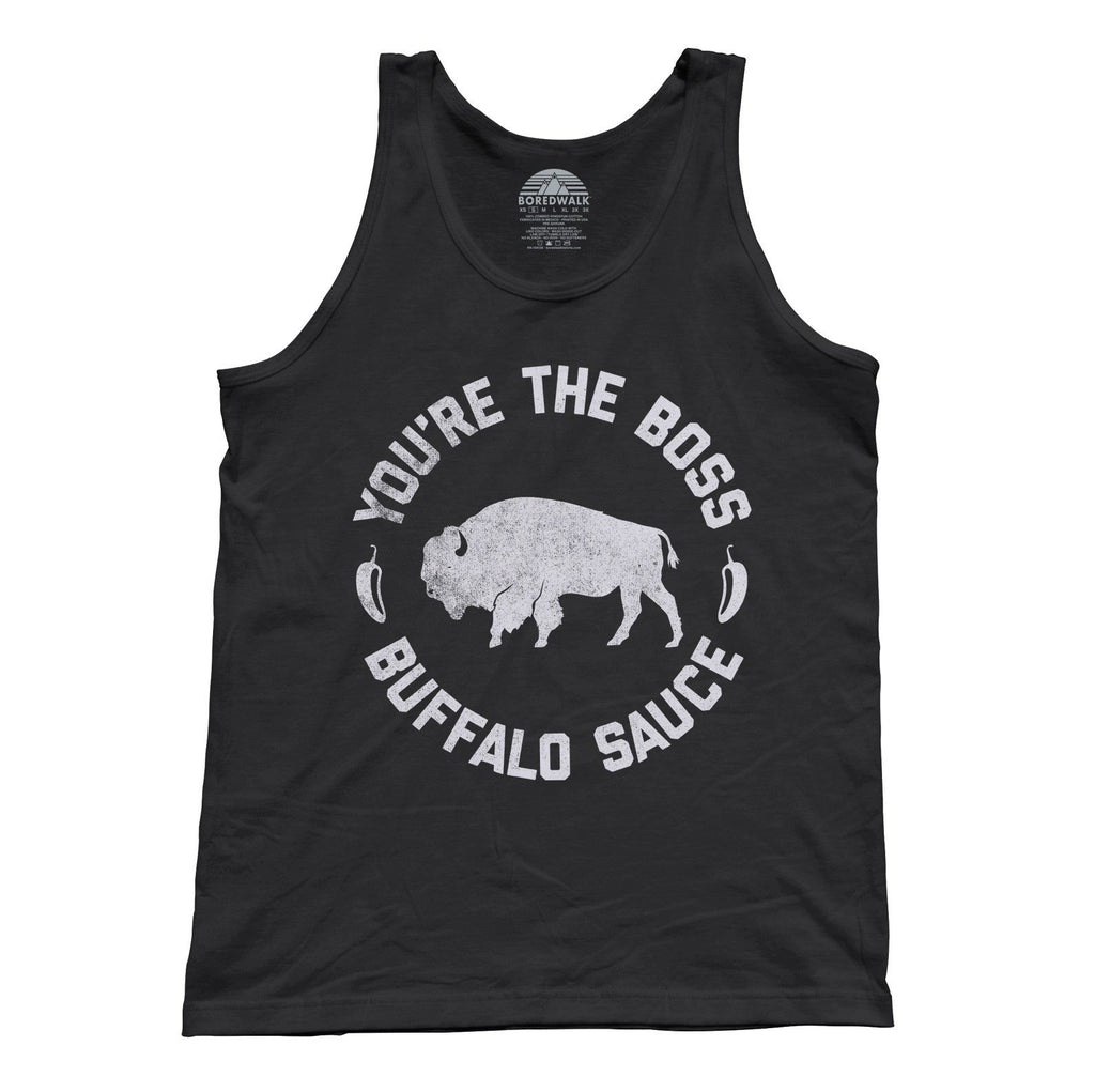 Unisex You're the Boss Buffalo Sauce Tank Top