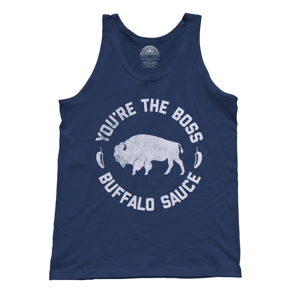 Unisex You're the Boss Buffalo Sauce Tank Top