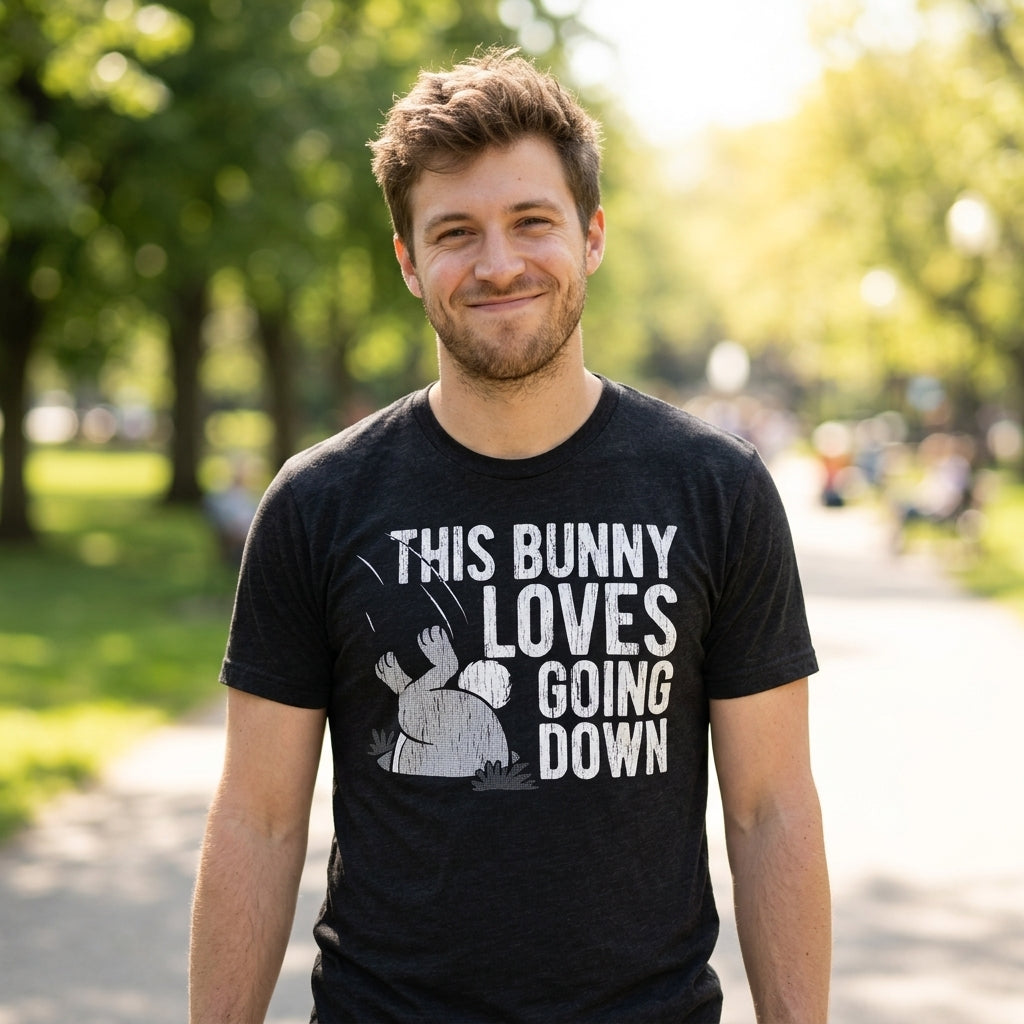 This Bunny Lovers Going Down Men's T Shirt