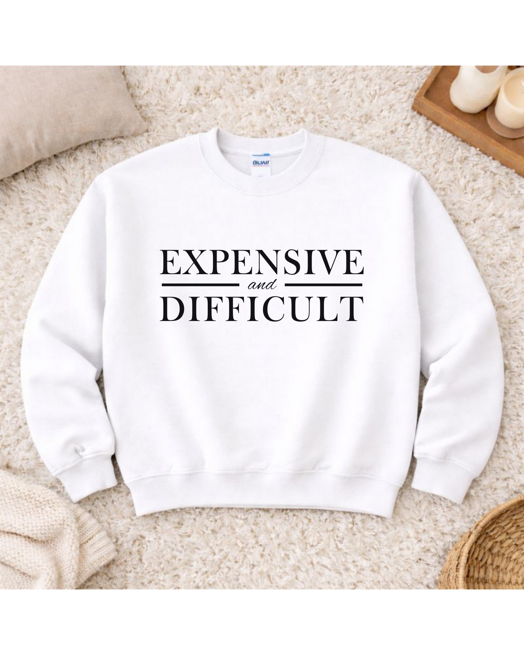 Expensive and Difficult Crewneck Sweatshirt
