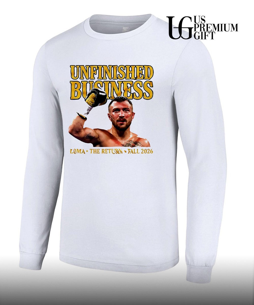 Vasyl Lomachenko Boxing Unfinished Business Loma the Return fall 2026 shirt
