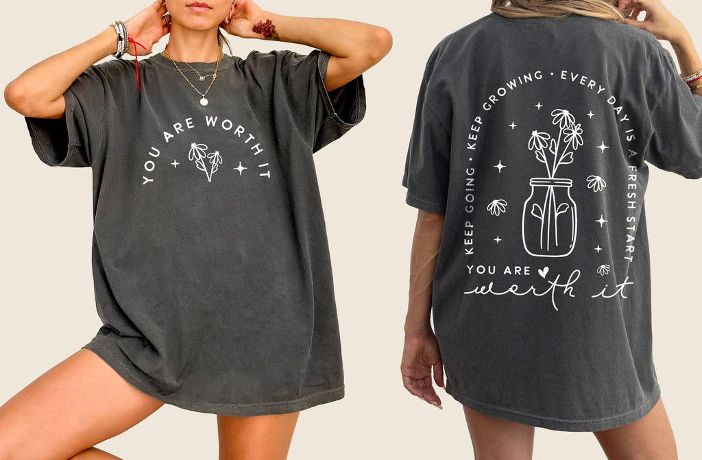 Positive Aesthetic Self Care & Mental Health Tshirt