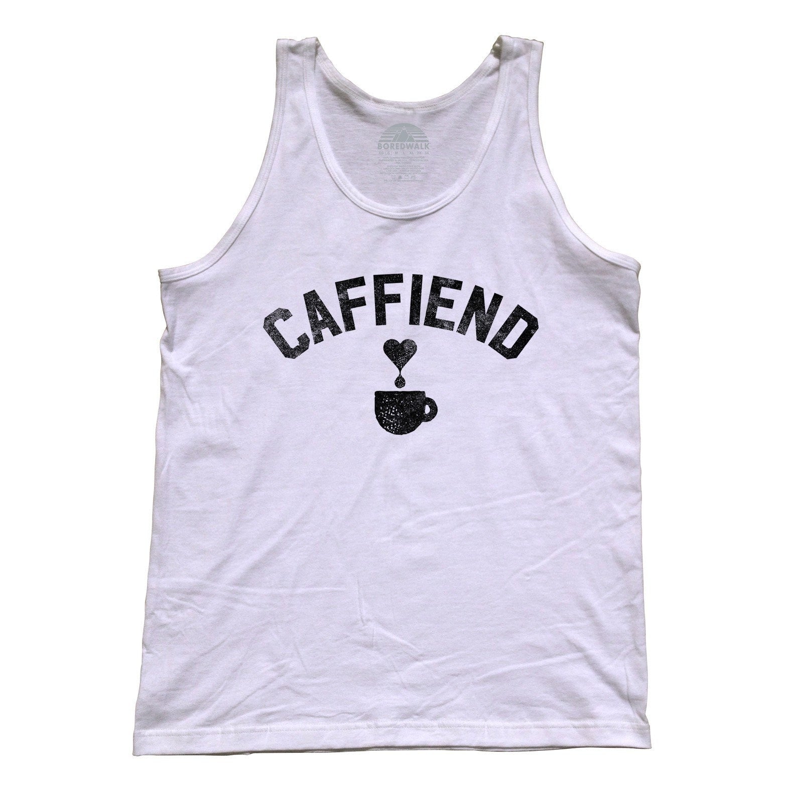 Unisex Caffiend Tank Top - Coffee Caffeine