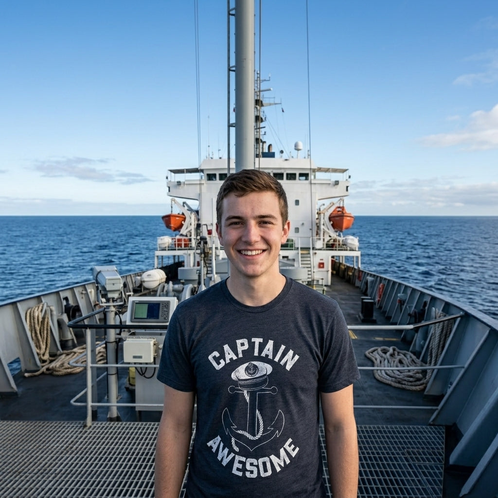 Captain Awesome Men's T Shirt