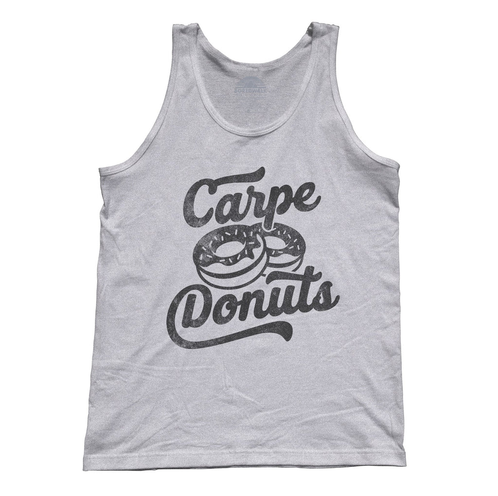 Unisex Carpe Donuts Tank Top - Funny Donut Shirt