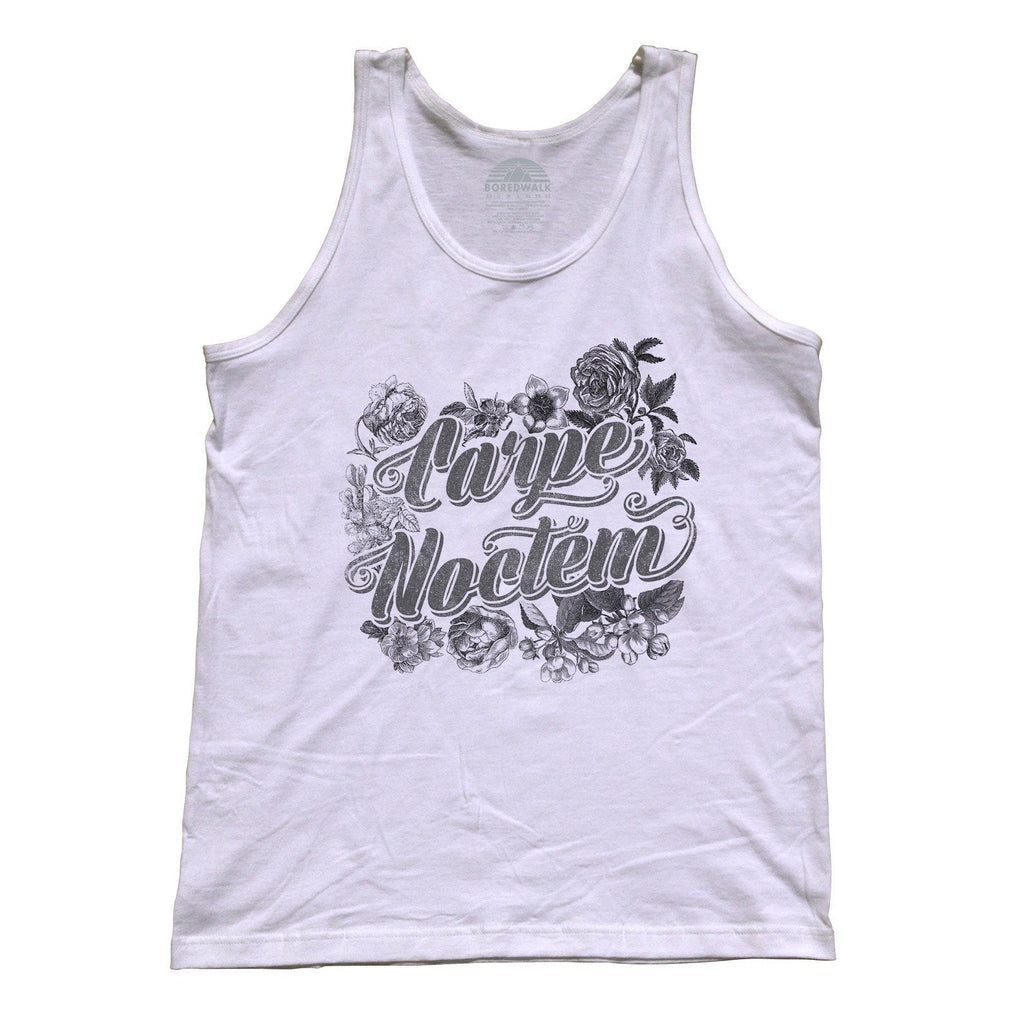 Unisex Carpe Noctem Tank Top - Goth Soft Grunge Boho Vampire Seize the Night
