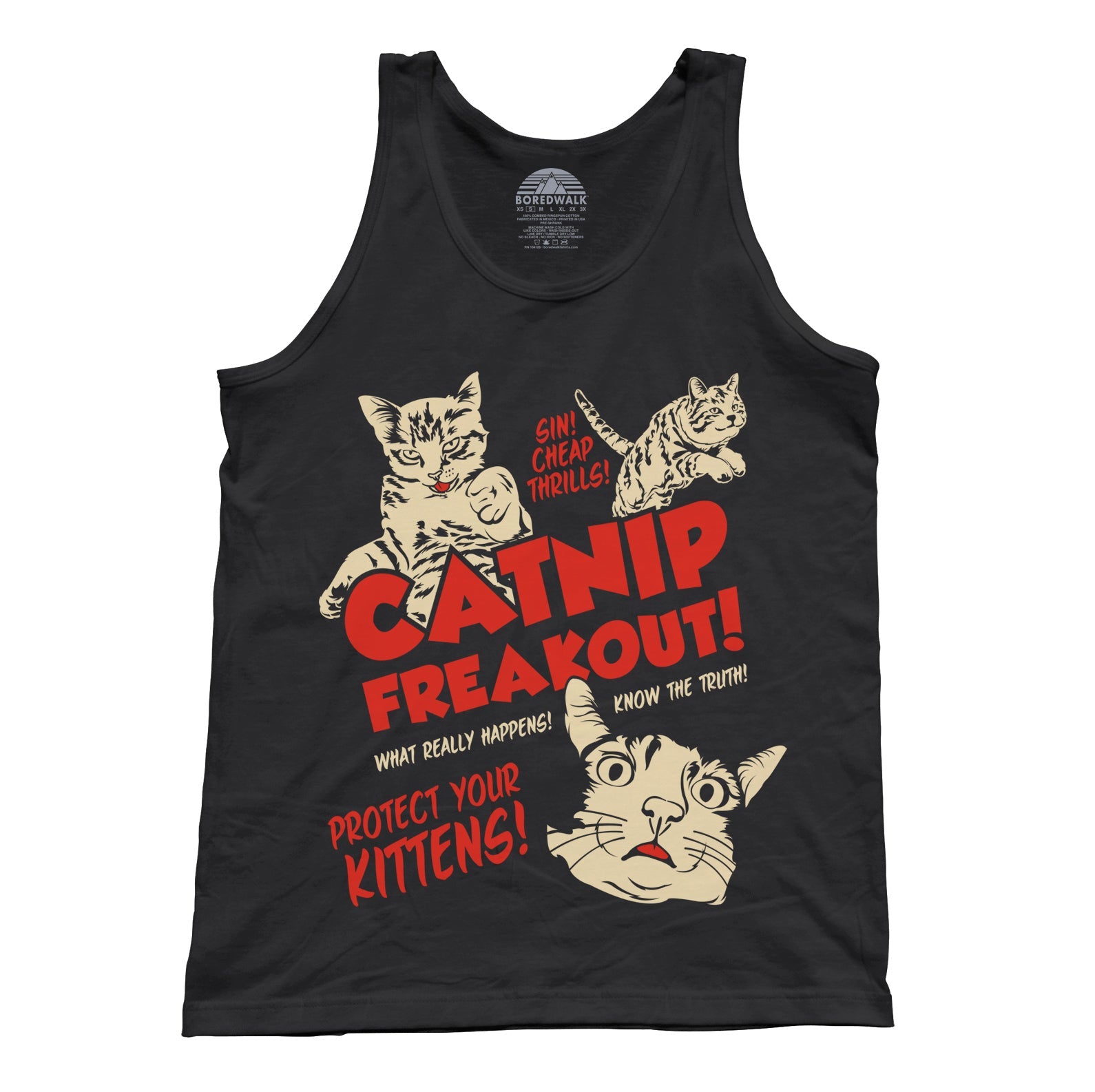 Unisex Catnip Freakout Tank Top - By Ex-Boyfriend