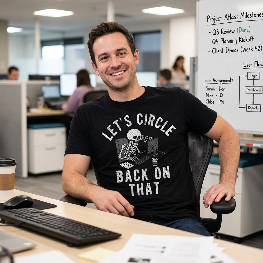 Lets Circle Back On That Men's T Shirt