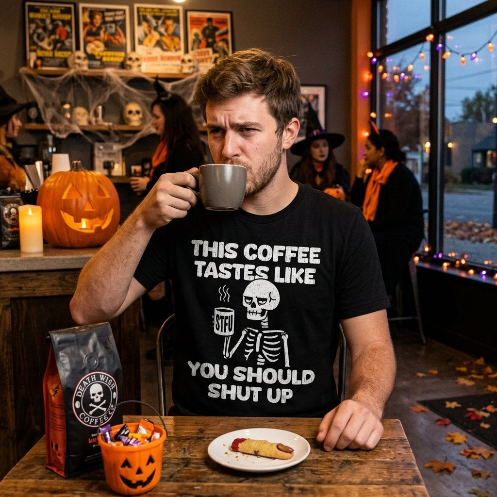 This Coffee Tastes Like You Should Shut Up Men's T Shirt