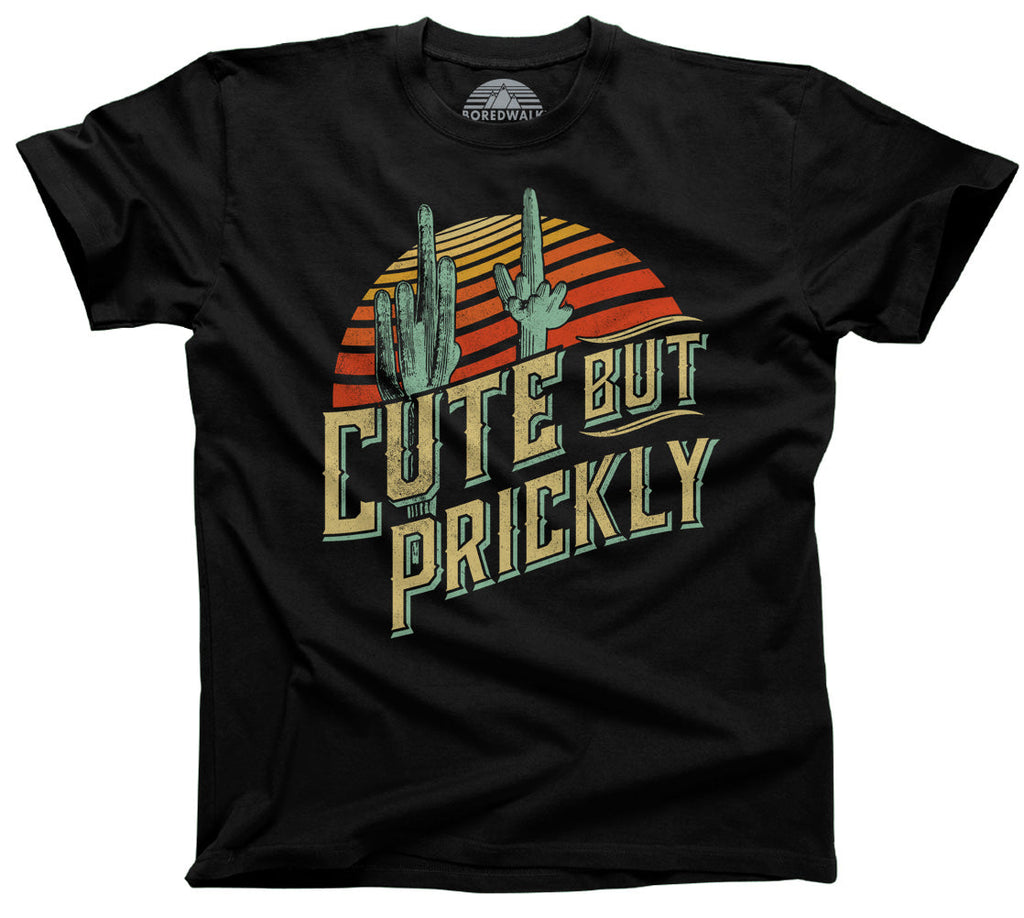 Men's Cute But Prickly T-Shirt - Cactus Shirt