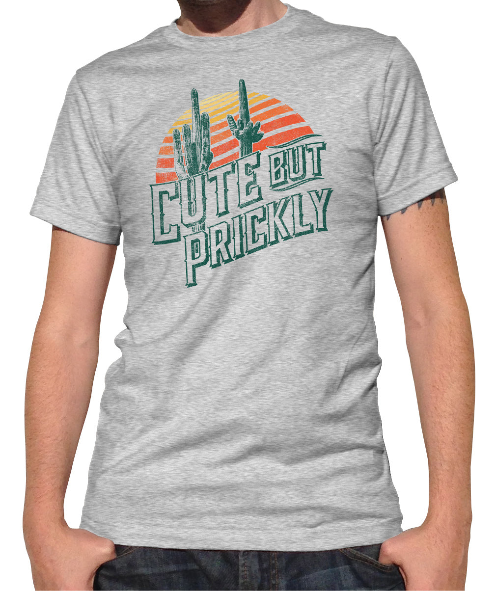 Men's Cute But Prickly T-Shirt - Cactus Shirt