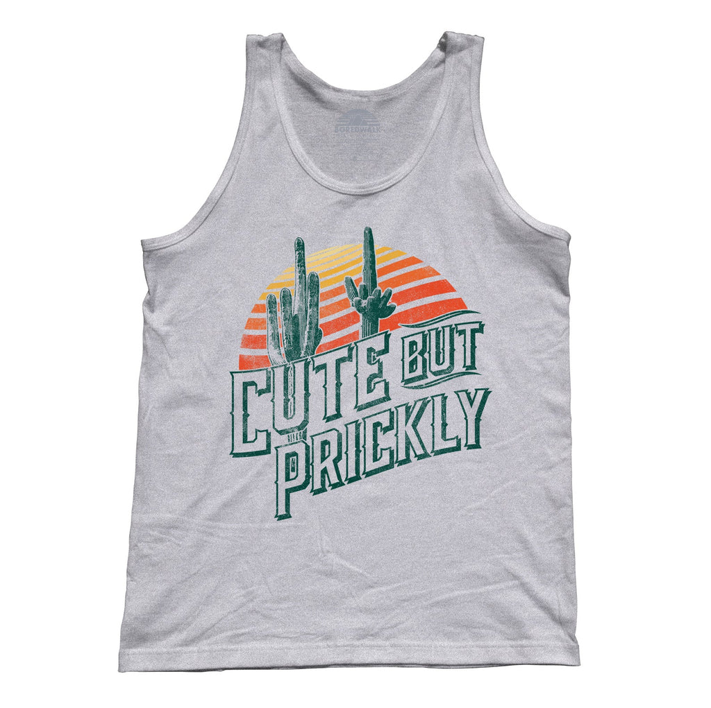 Unisex Cute But Prickly Tank Top - Cactus Shirt
