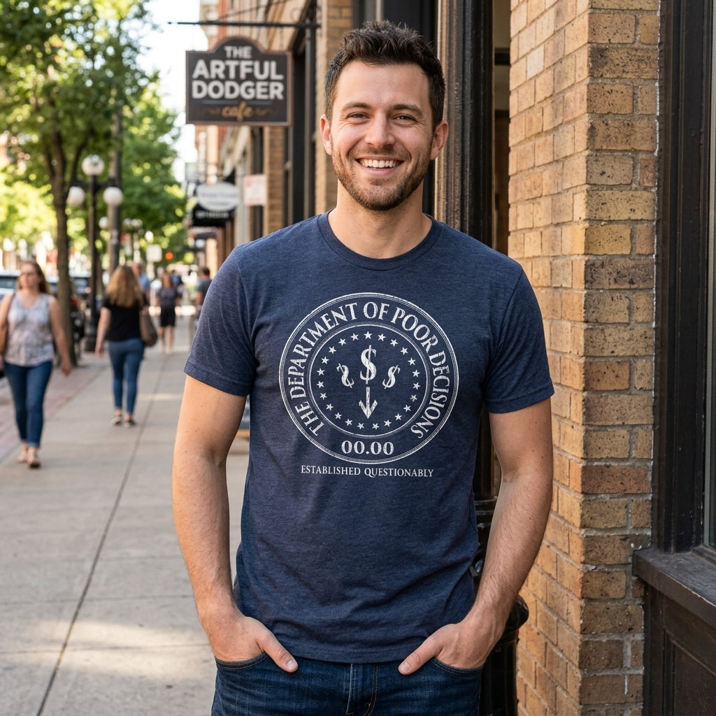 The Department Of Poor Decisions Men's T Shirt