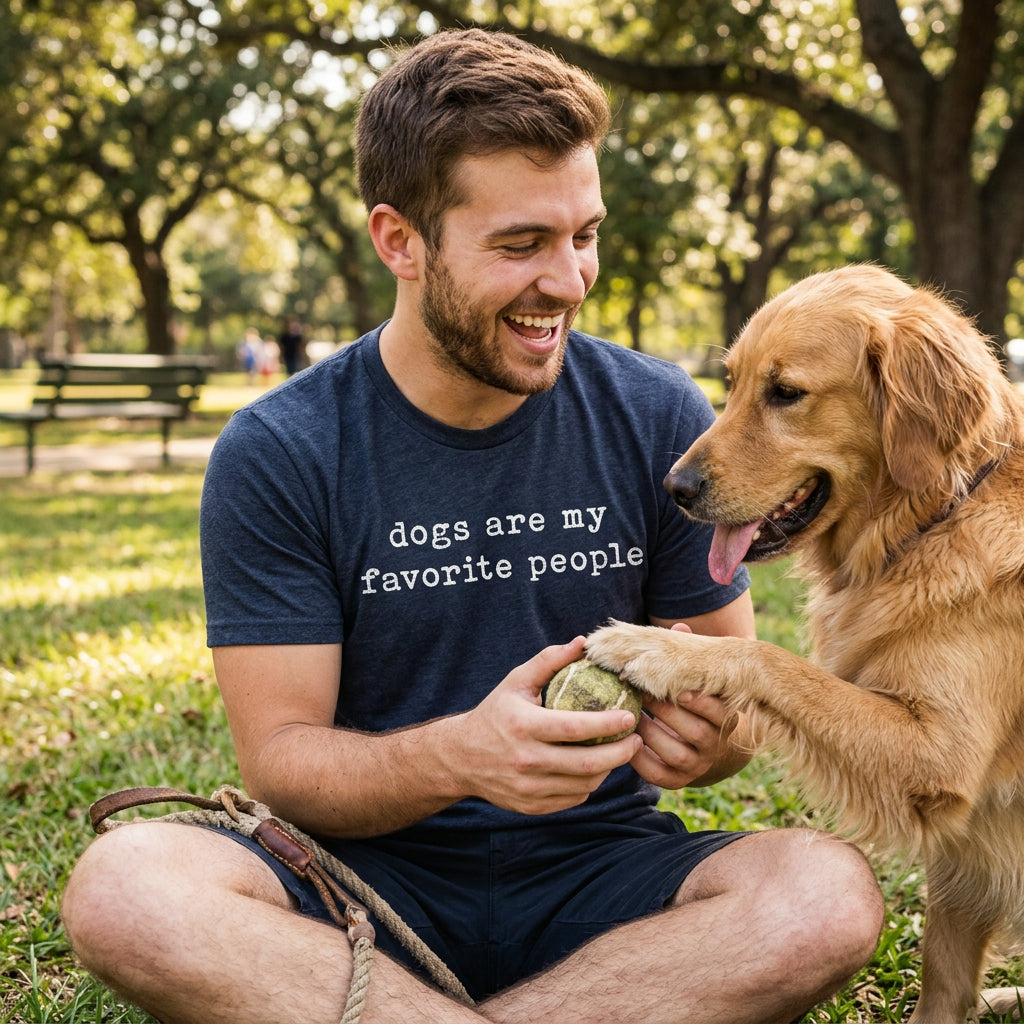 Dogs Are My Favorite People Men's T Shirt