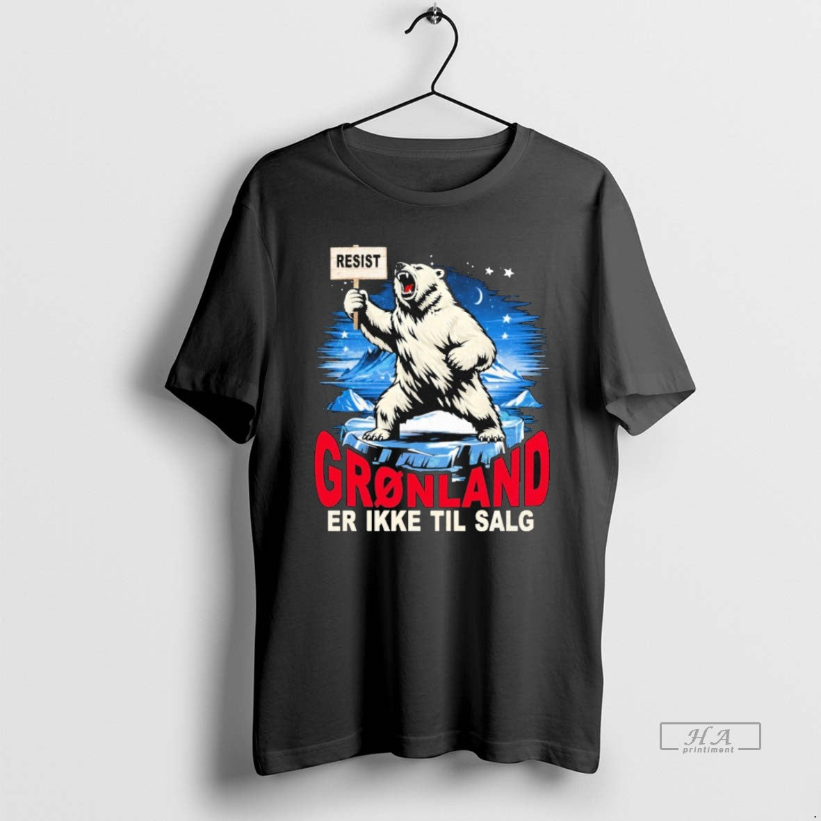 Official Greenland Is Not For Sale Hands Off Greenland Resist Bear T-Shirts, Hoodie, Sweatshirt | PopFlextees.com