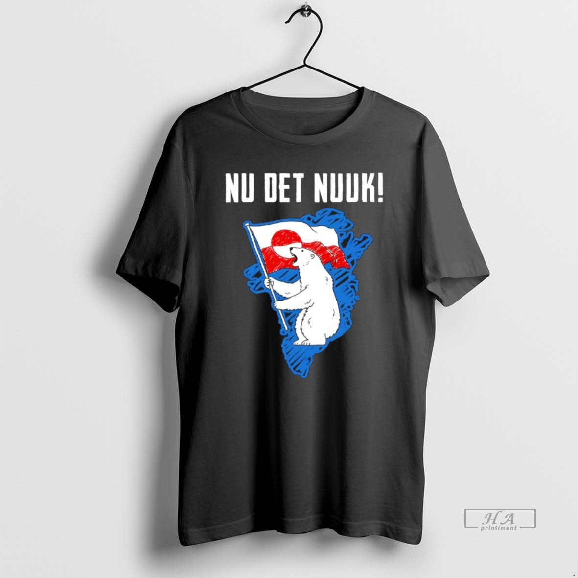 Official Pvjmzupa Nu Det Nuuk Hands Off Greenland Polar Bear And Flag T-Shirts, Hoodie, Sweatshirt | PopFlextees.com
