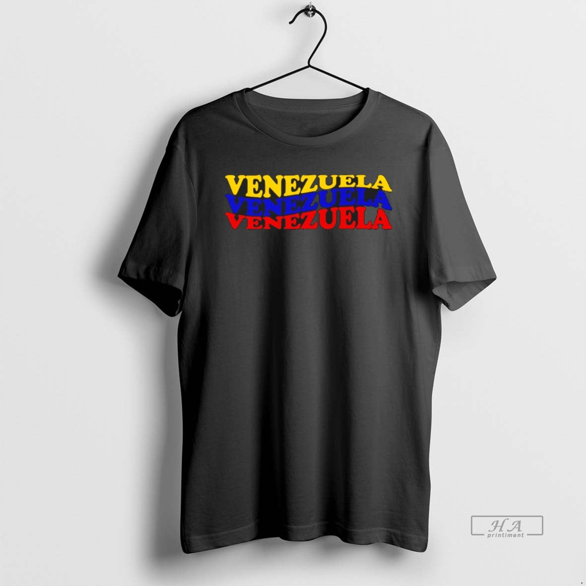 Official Venezuela Venezuela Venezuela Text Flag T-Shirts, Hoodie, Sweatshirt | PopFlextees.com