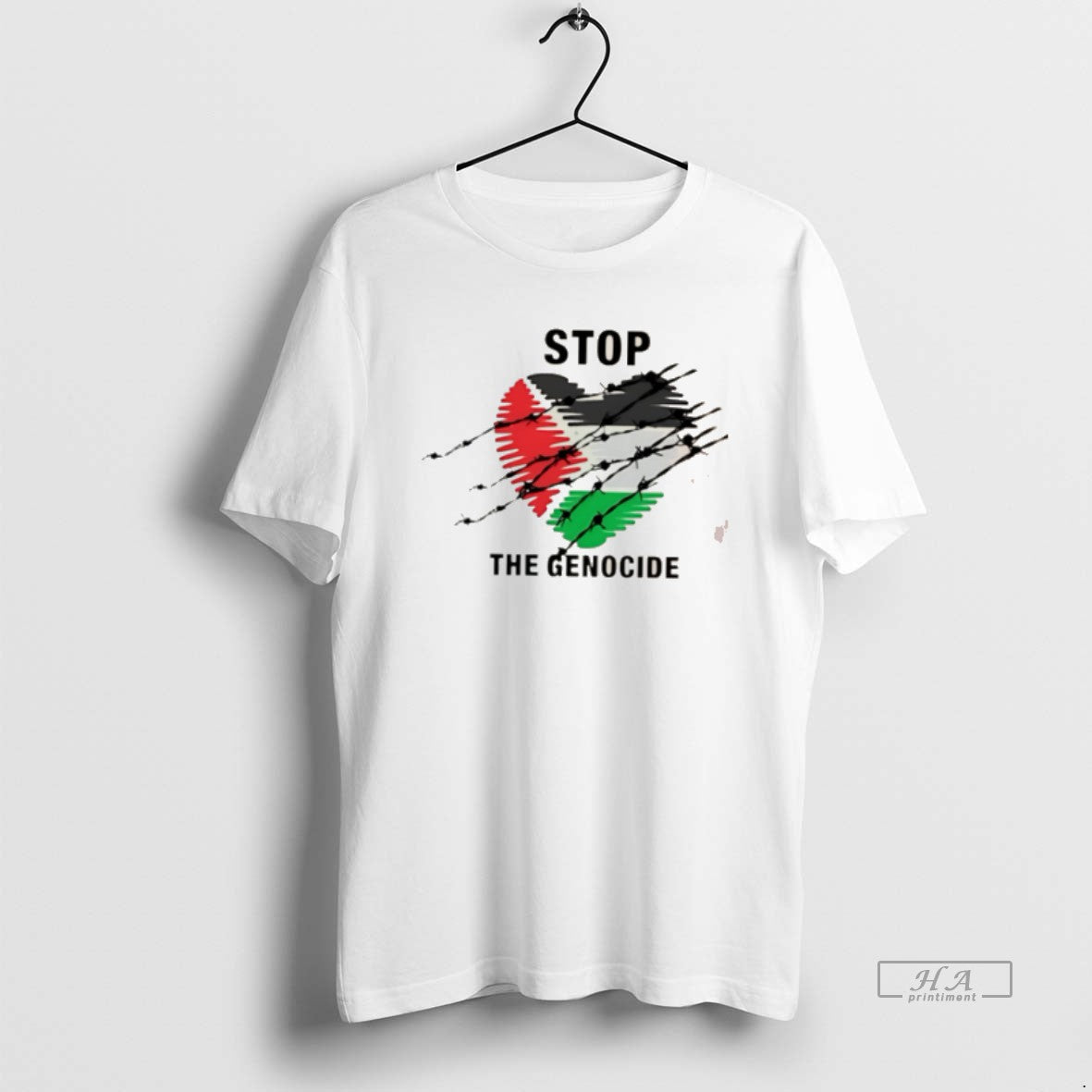 Official Stop The Genocide Heart T-Shirts, Hoodie, Sweatshirt | PopFlextees.com