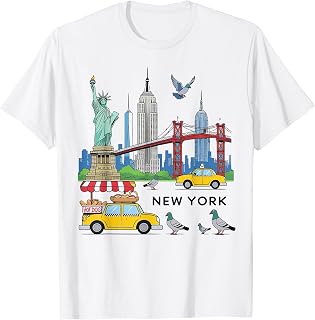 Nyc Souvenir York City Usa Icons Yellow Taxi Pigeon Unisex T-shirt, Sweatshirt, Hoodie (1)