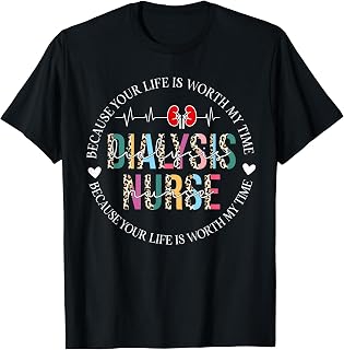 Dialysis Nurse Making Difference Nephrology Nursing Unisex T-shirt, Sweatshirt, Hoodie (1)