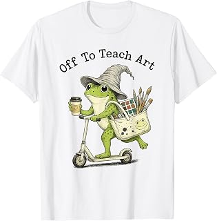 Frog Art Teacher Off Teach Creative Classroom Painting Unisex T-shirt, Sweatshirt, Hoodie (1)