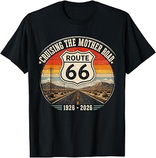 Route 66 Vintage Unisex T-shirt, Sweatshirt, Hoodie (1)