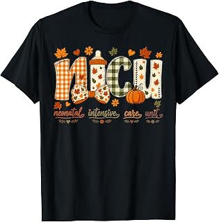Nicu Nurse Pumpkin Fall Neonatal Intensive Care Unit Unisex T-shirt, Sweatshirt, Hoodie (1)