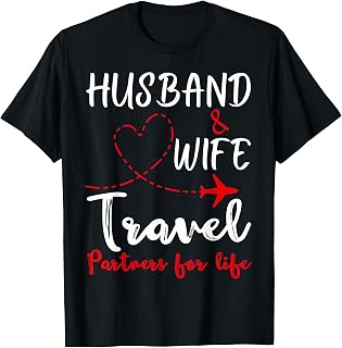 Couple Matching Husband Wife Travel Partners Life Unisex T-shirt, Sweatshirt, Hoodie (1)