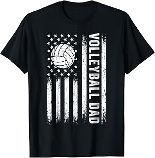 Volleyball Dad Usa Flag Father'S Day Unisex T-shirt, Sweatshirt, Hoodie (1)