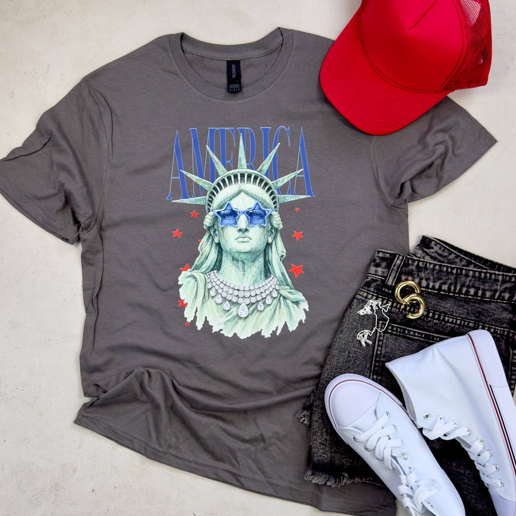 America Statue Tee