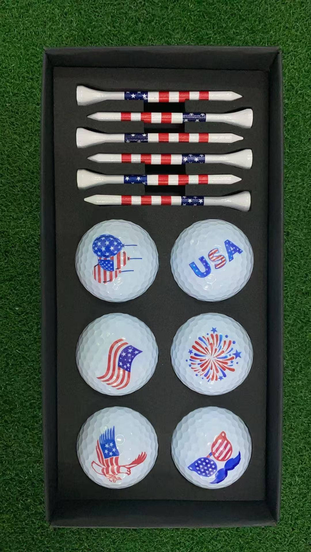 Patriotic Golf Ball & Tee Set - 4729