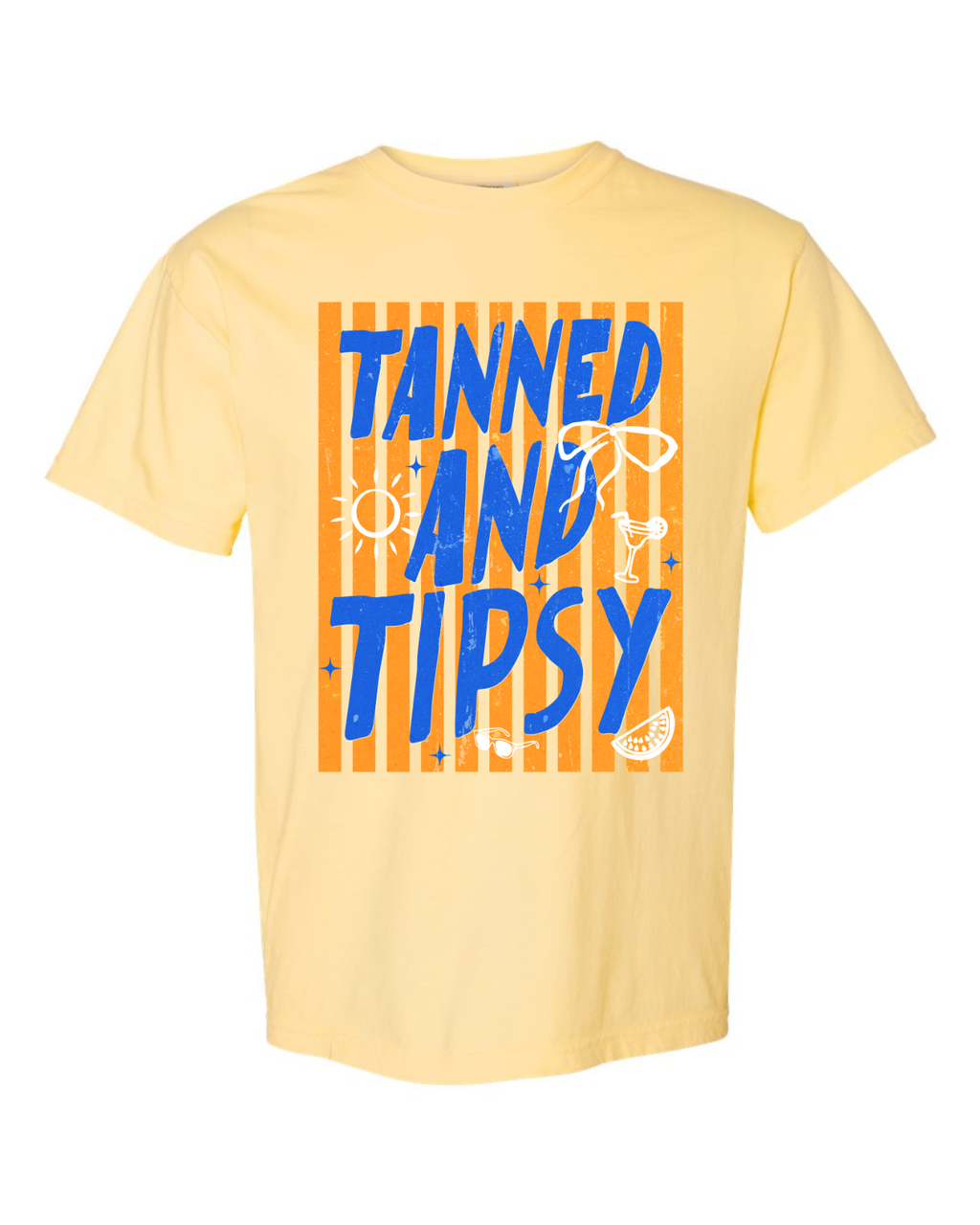 Tanned and Tipsy Graphic T-Shirt