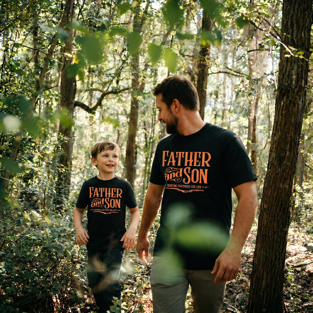 Father And Son Hunting Partners For Life Men's T Shirt